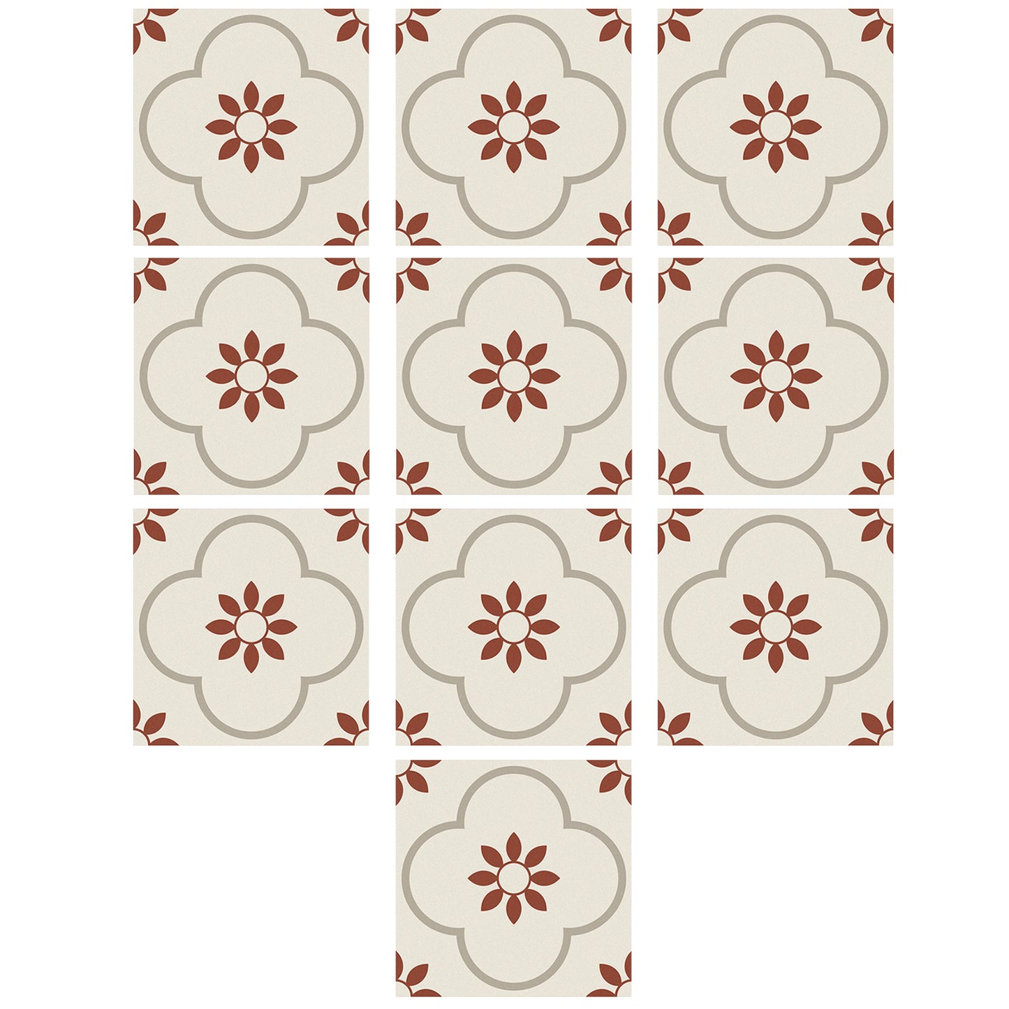 Peel And Stick Floor Tiles Kitchen  Bathroom Backsplash Sticker Detachable Waterproof Diy Tile Stickers For Wall Decoration Tiles Home Decoration (8x8 Inch  10 Pcs Set) - Happy Price - Image 4