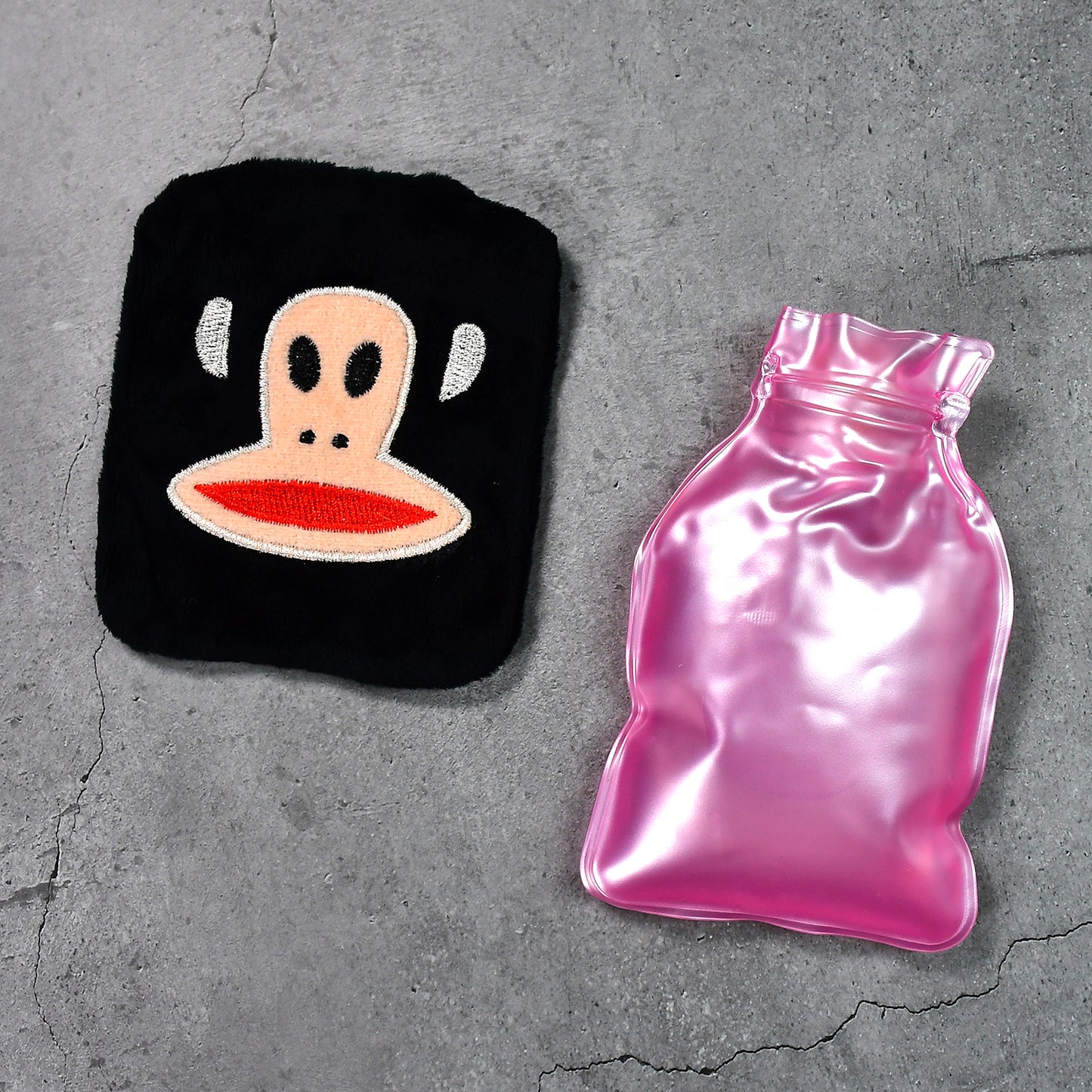 Black Monkey Small Hot Water Bag With Cover For Pain Relief Neck Shoulder Pain And Hand Feet Warmer Menstrual Cramps. - Happy Price - Image 3
