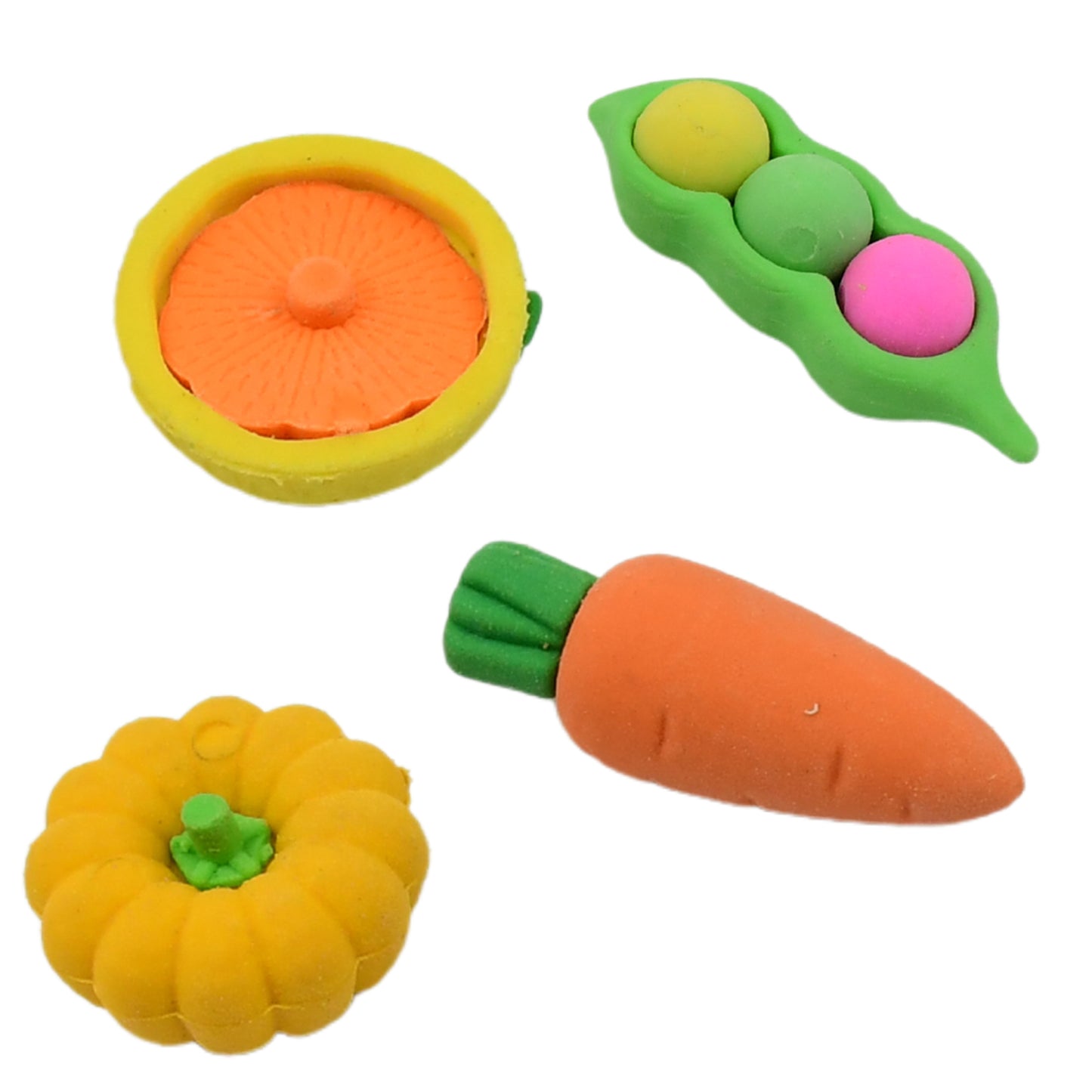 Mix Design Fancy  Stylish Colorful Erasers (1 Set  4 Pc Set) - Happy Price - Image 4