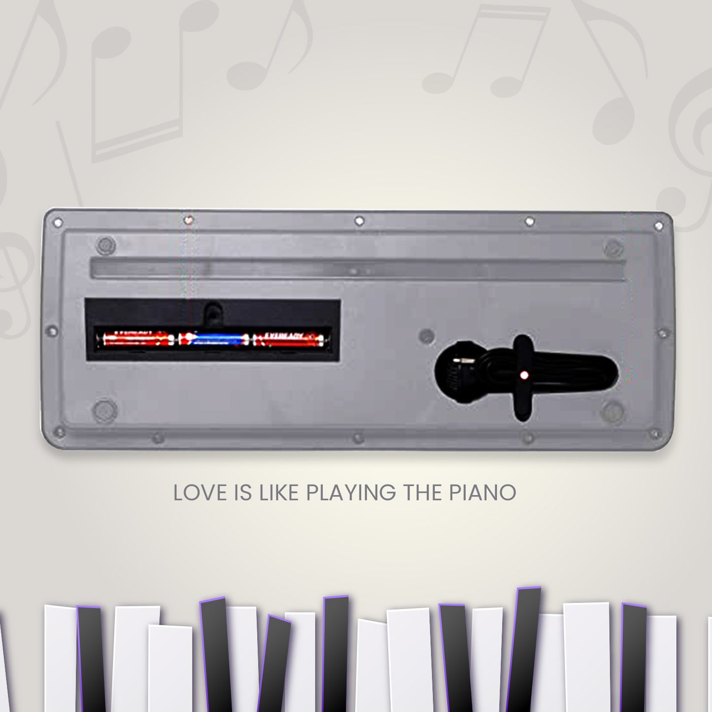 Piano Musical Keyboard With Mic 37 Music Key Keyboard For Kids Toy - Happy Price - Image 3