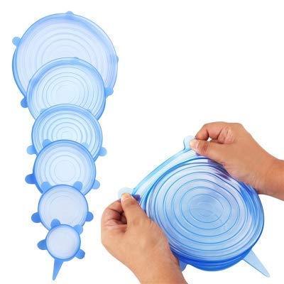 Reusable Silicone Stretch Lids Set for Food Containers - 6 Sizes - Happy Price - Image 2