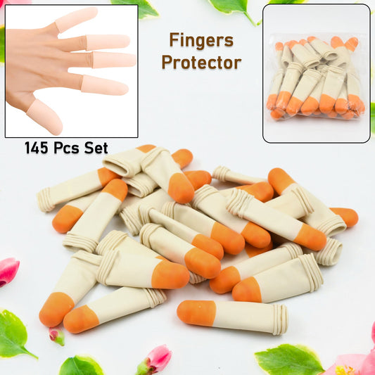 Finger Caps Silicone Finger Protectors Sleeves (Finger Cots  145 Pcs Set Approx) - Happy Price - Image 1