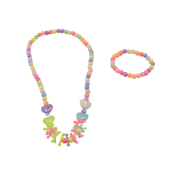 Pearl Pendant Necklace Bracelet Ring (2 Pc Set) - Happy Price - Image 2