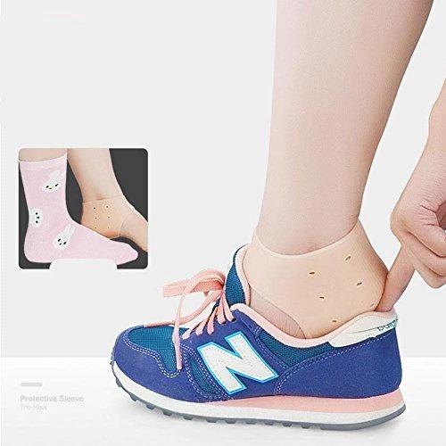 Moisturizing Skin Softening Silicone Gel For Dry Cracked Heel Repair (Multicolour) - Happy Price - Image 4