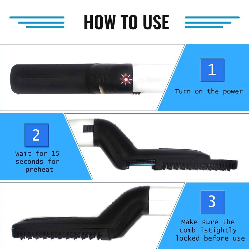 Mens Beard And Hair Curling Straightener (Modelling Comb) - Happy Price - Image 5
