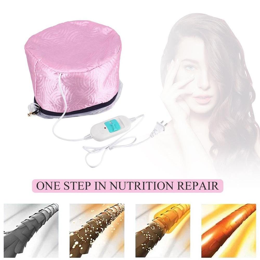 Thermal Head Spa Cap Treatment With Beauty Steamer Nourishing Heating Cap - Happy Price - Image 1