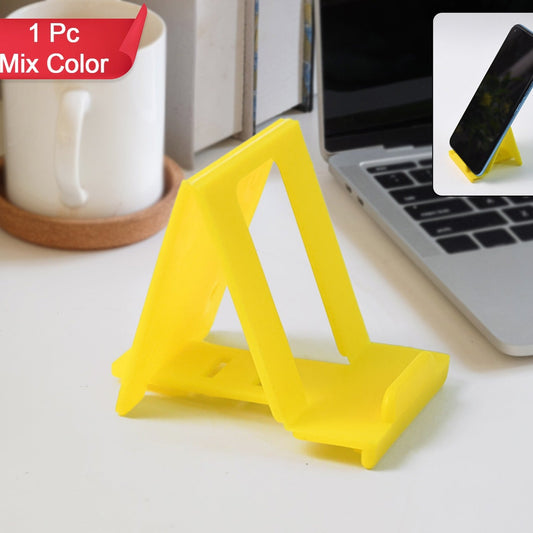Adjustable Foldable Mobile Phone Stand for Desk (1 Pc, Assorted Colors)