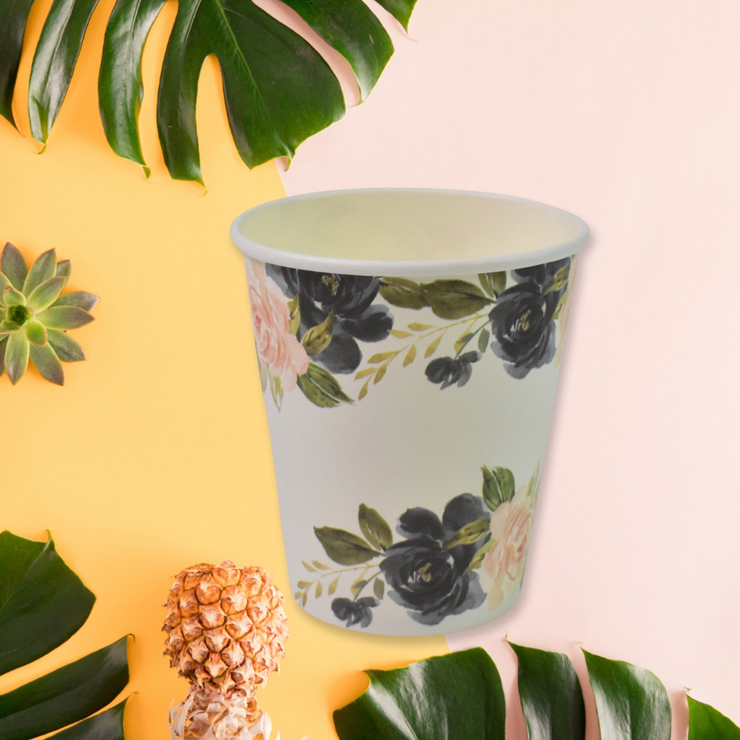 Disposable Paper Cups Disposable Tea Coffee Cups (10 Pcs Set  Mix Color  Design) - Happy Price - Image 6