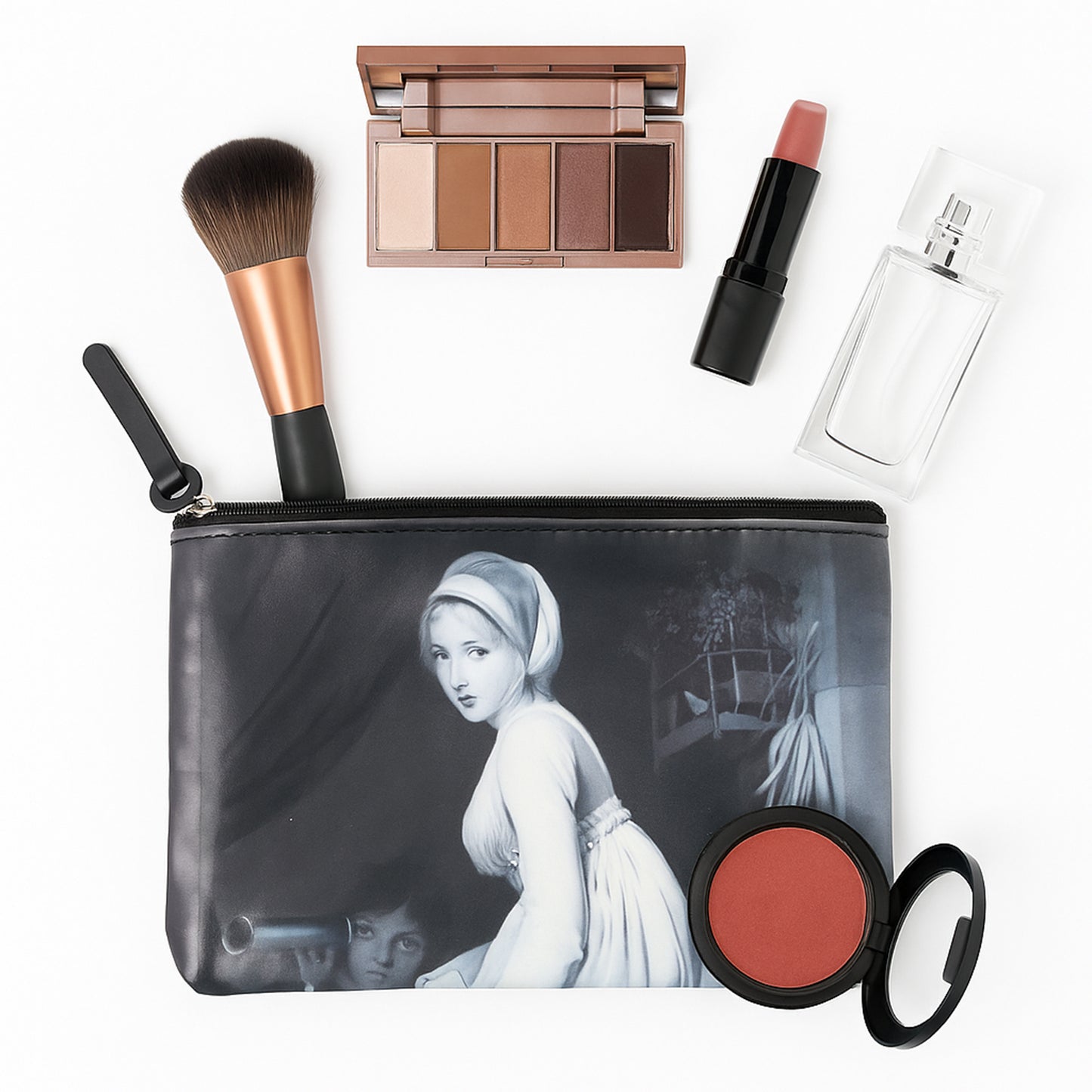 Stylish Multipurpose Makeup  Stationery Bag (19x12cm  1pc) - Happy Price - Image 3