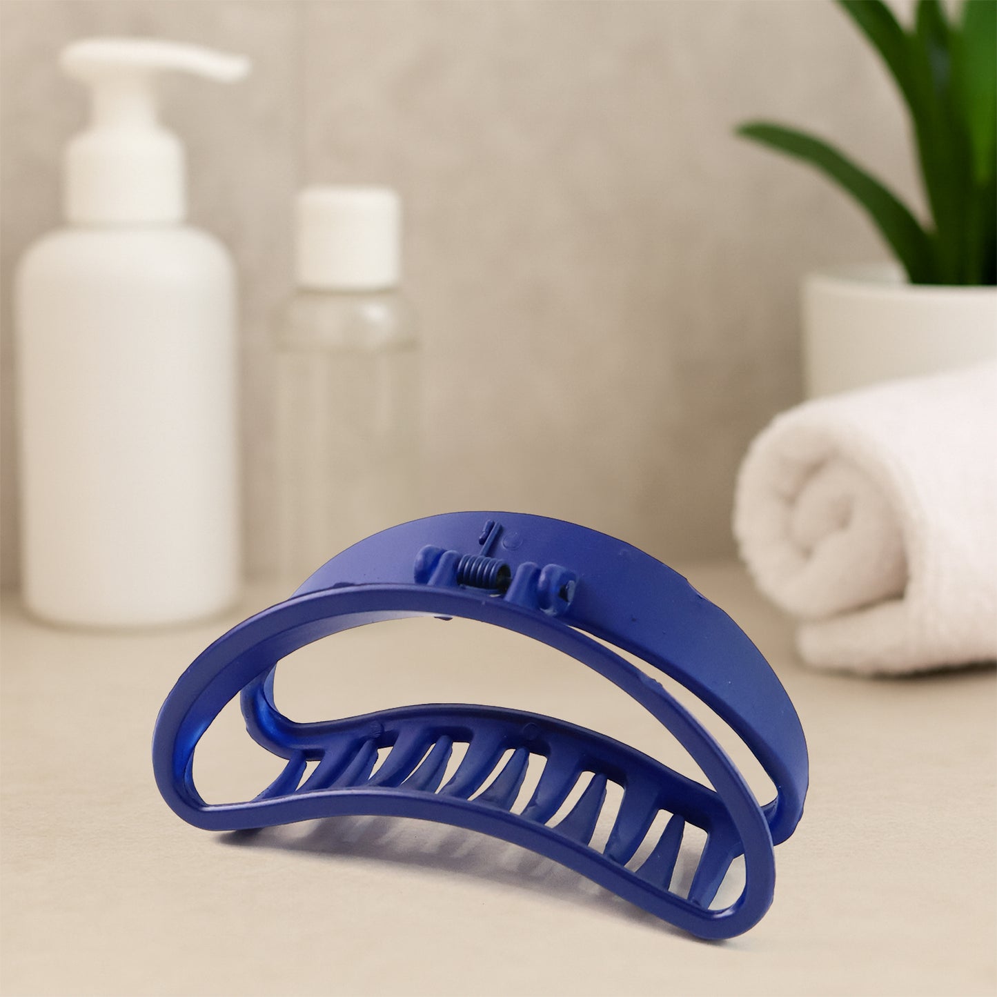 Plastic Hair Clamp Grip Simple Matte Hair Barrette Clamp (12 Pc) - Happy Price - Image 6