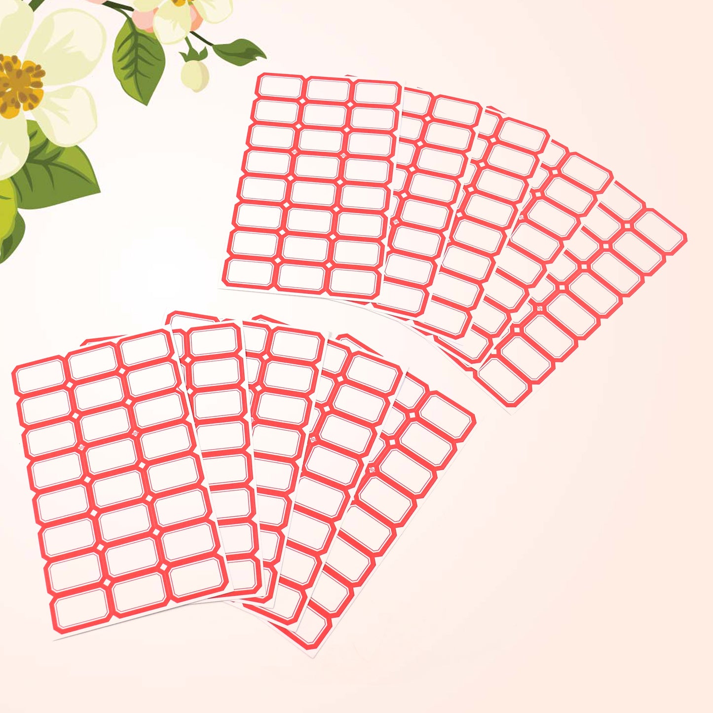 Multipurpose Blank Label Sticker Sheets Pack Of Sheets (10 Sheet Set) - Happy Price - Image 4