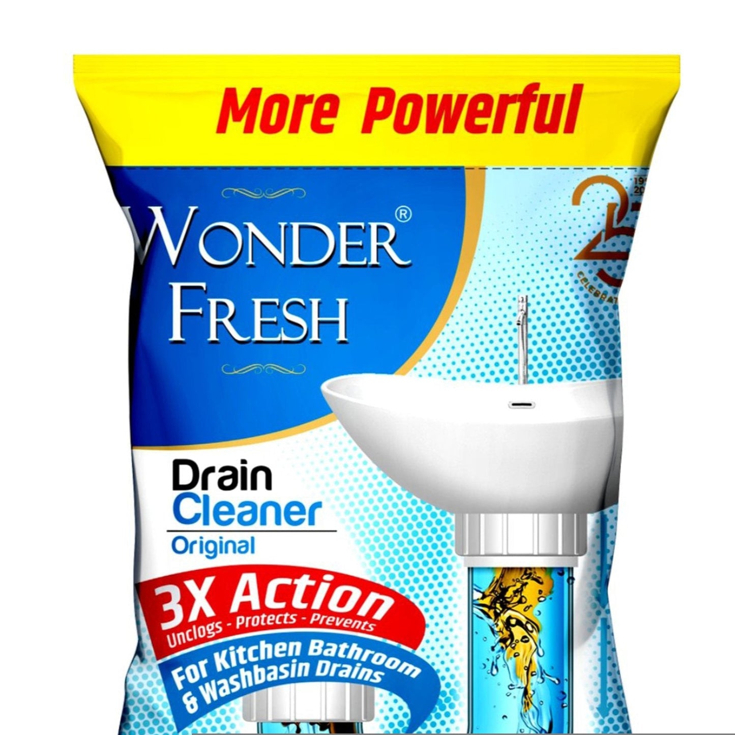 All Pipe Safe Drain Cleaner Powder Clear Clogged Sinks  Pipes 50 Gram Pack - Happy Price - Image 1