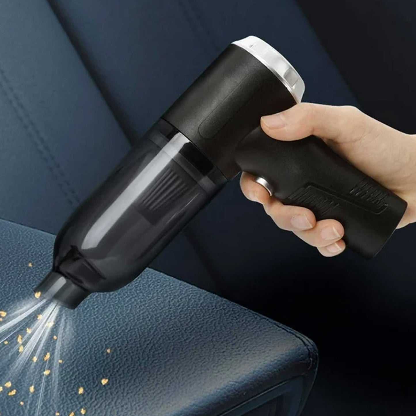 3-in-1 Rechargeable Mini Vacuum Cleaner & Air Blower - Portable Cordless Dusting Tool - Happy Price - Image 4