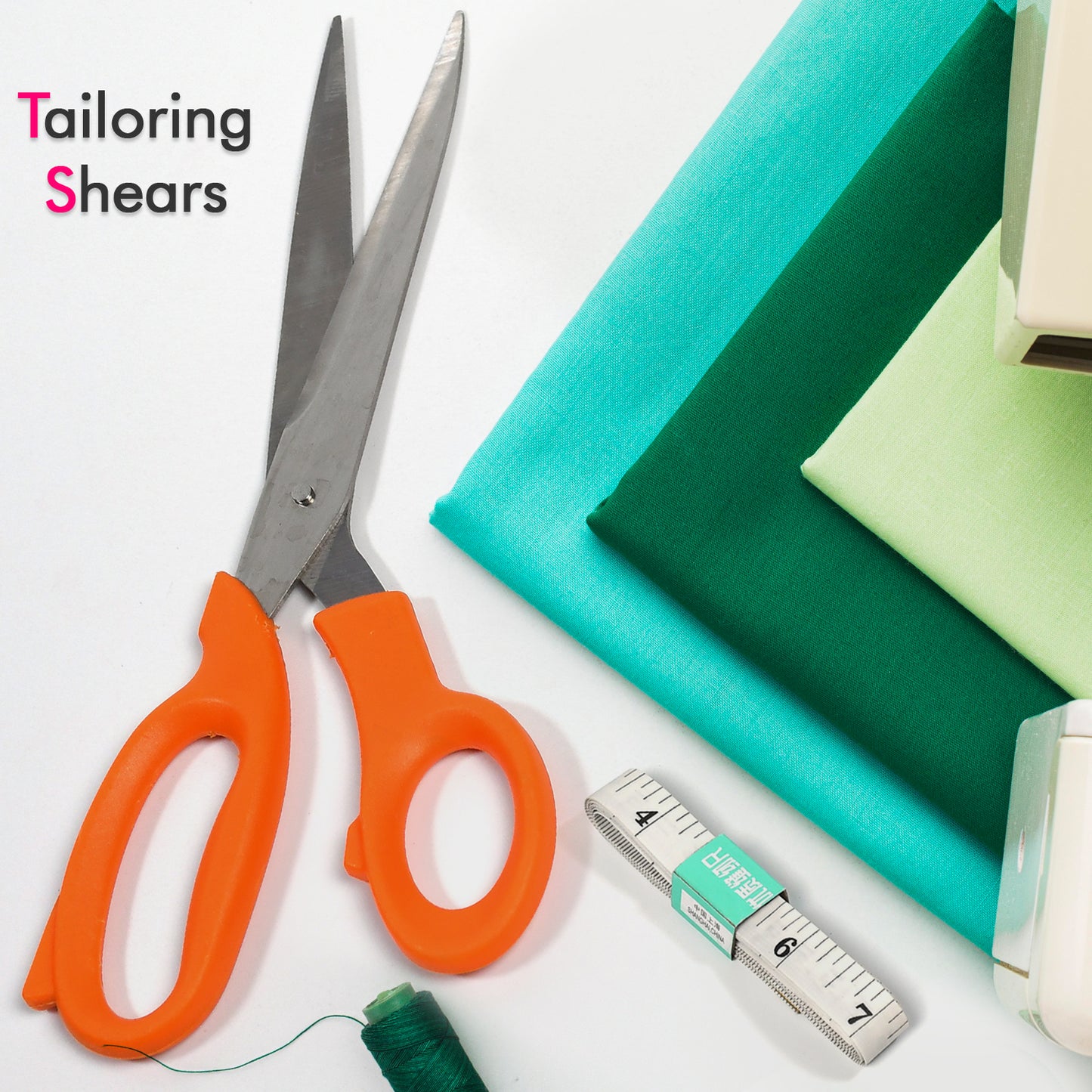 Tailor Scissors And Measuring Tape High Quality Scissor With Flexible Measuring Tape For Tailor  Home Use Scissor - Happy Price - Image 3