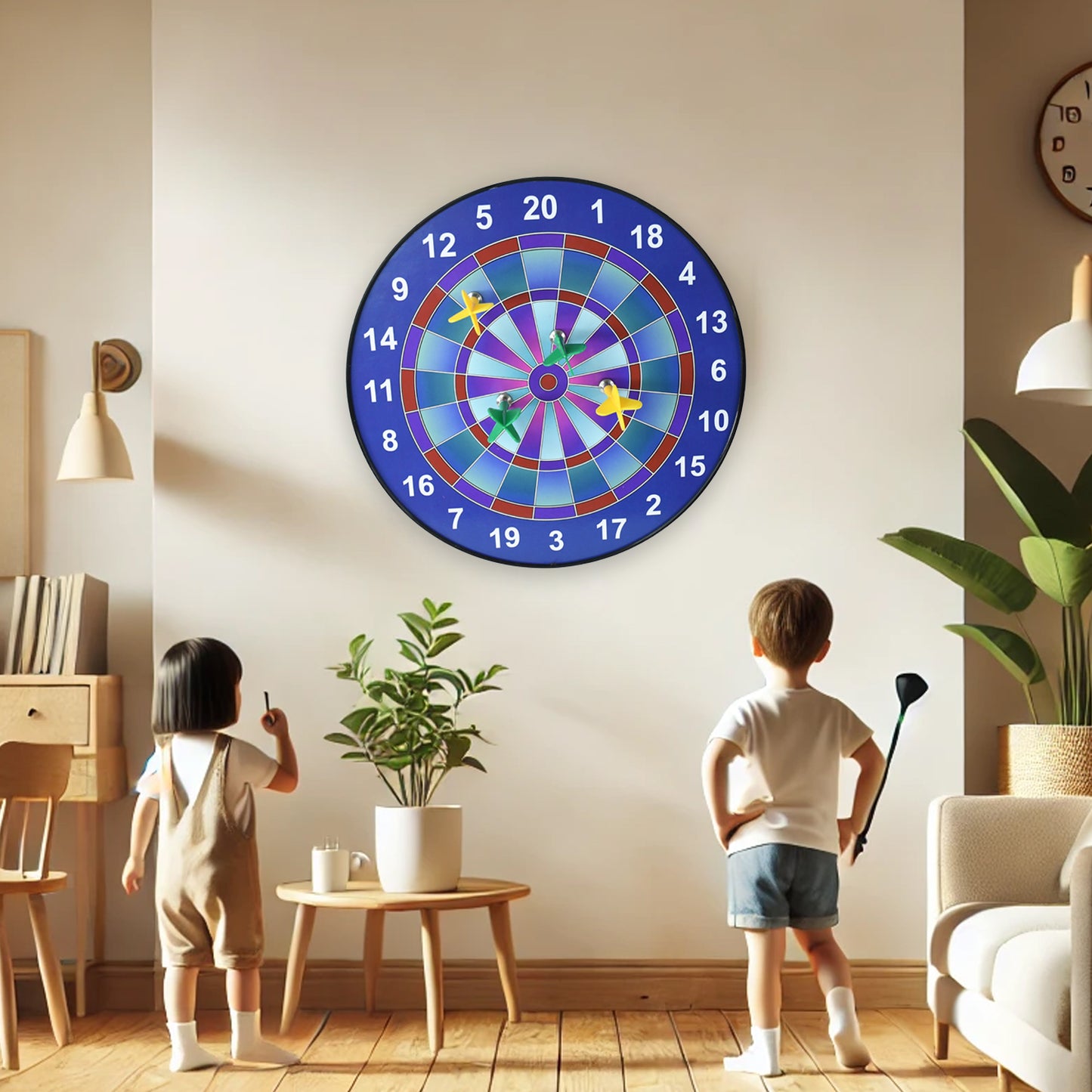 Magnetic Dartboard Game Set For Kids  Adults - Happy Price - Image 7