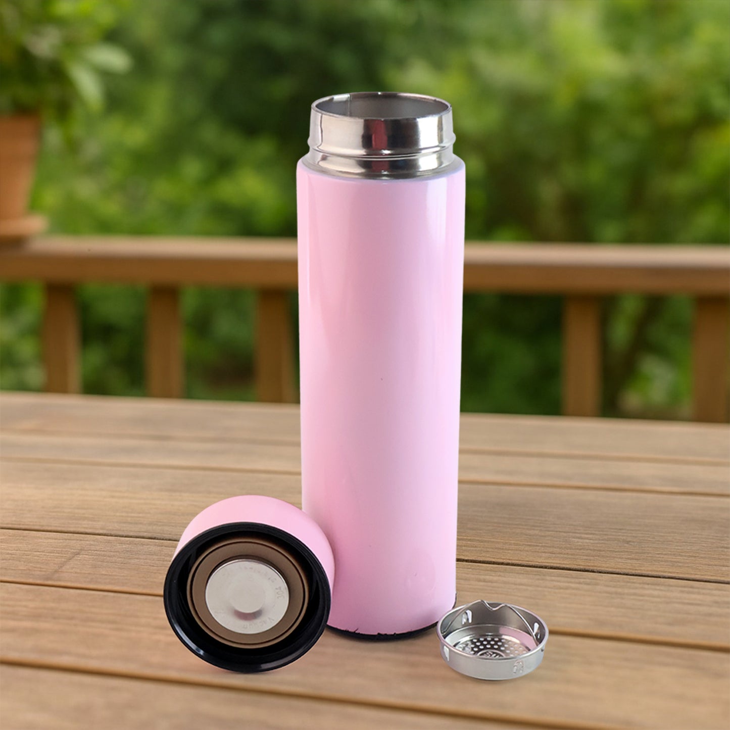 Pink Vacuum Insulated Water Bottle (1 Pc  500ml) - Happy Price - Image 4