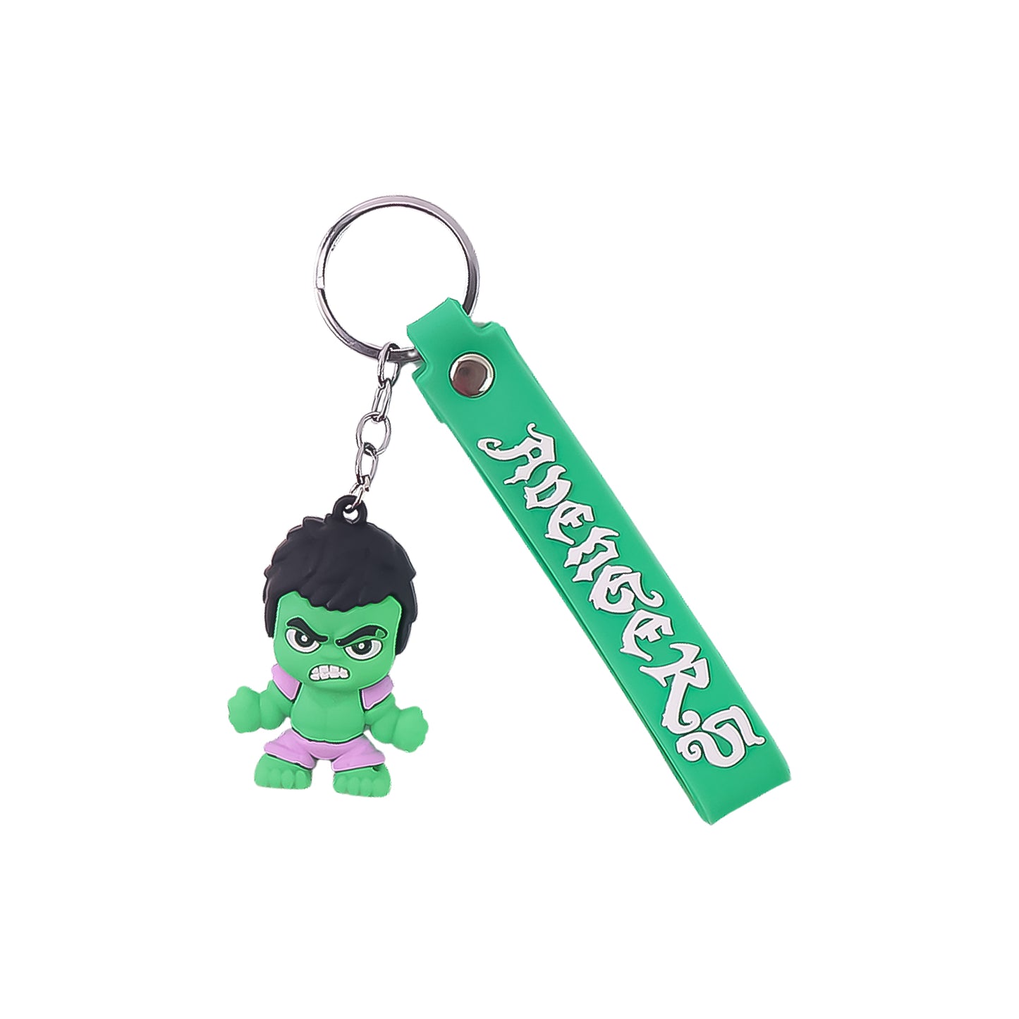 Cute Cartoon Silicone 3d Key Chain With Metal Hook  Strap (Pack Of 1) - Happy Price - Image 2