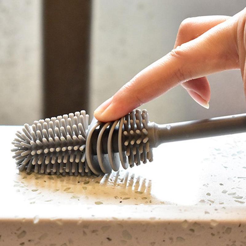 Long Bottle Cleaning Brush For Washing Water Bottle Narrow Neck Containers - Happy Price - Image 5