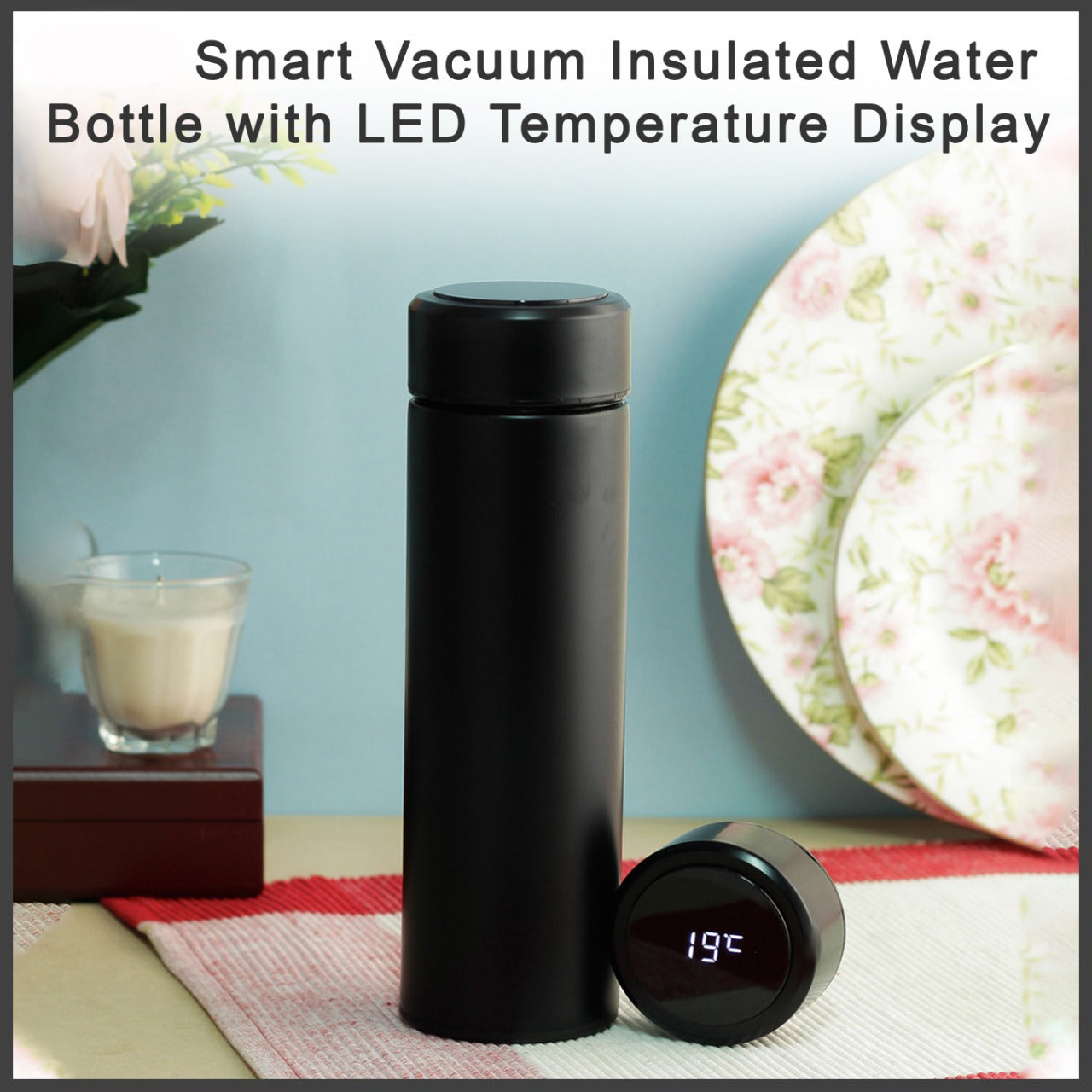 Double Stainless Steel Wall Smart Flask Water Bottle ( B Grade ) - Happy Price - Image 3