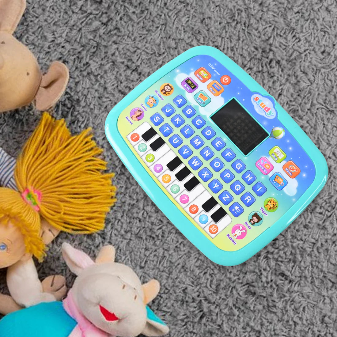 Learning Educational Computer Kids Piano Laptop With Led Screen  Music - Happy Price - Image 5