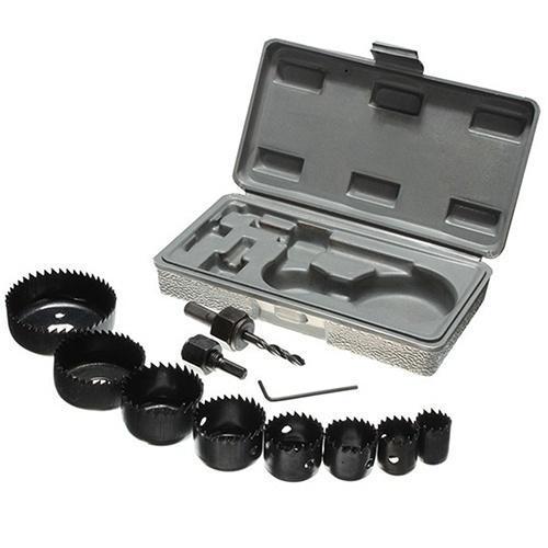 Wood Hole Saw Cutting Set (11 Pcs 19-64mm Multicolour) - Happy Price - Image 1