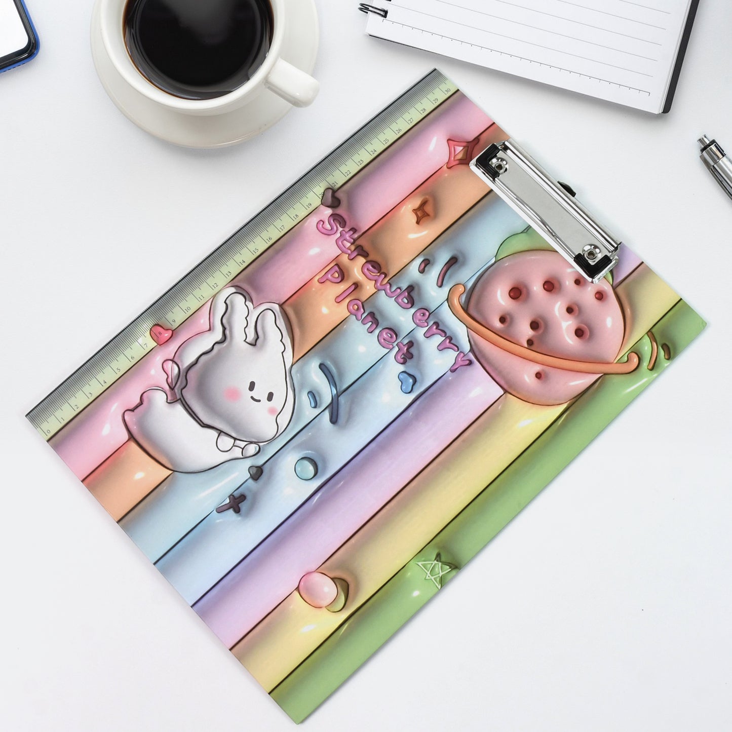 Wooden Paper Clipboard Writing Pad With Clip (1 Pc  3122 Cm) - Happy Price - Image 3