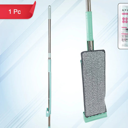 360degree Rotation Flat Mop Floor Cleaning Microfiber Squeeze Mop Floor Clean. - Happy Price - Image 1