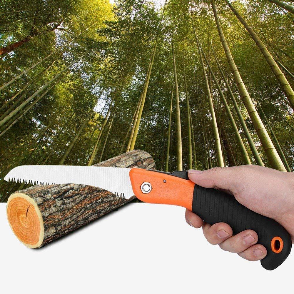 180mm Folding Hand Saw for Pruning, Camping & Wood Cutting - Happy Price - Image 2