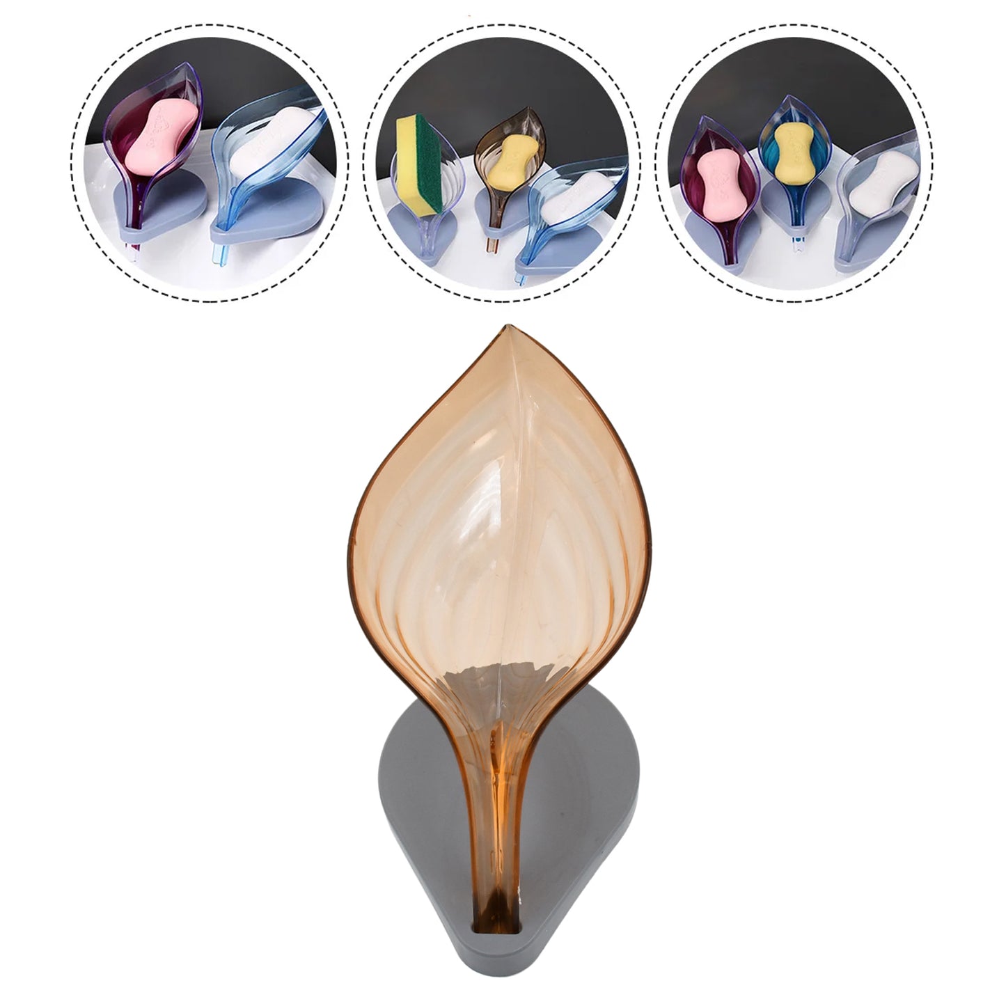 Plasticleaf Shape Soap Box  Soap Holder (1 Pc  With Color Box) - Happy Price - Image 5