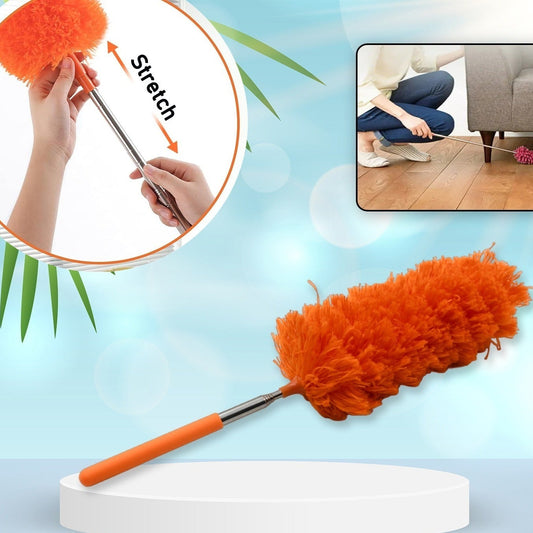 Adjustable Long Handle Microfiber Duster For Cleaning Microfiber Hand Duster Washable Microfiber Cleaning Tool Extendable Dusters For Cleaning Office Car Computer Air Condition Washable Duster - Happy Price - Image 1
