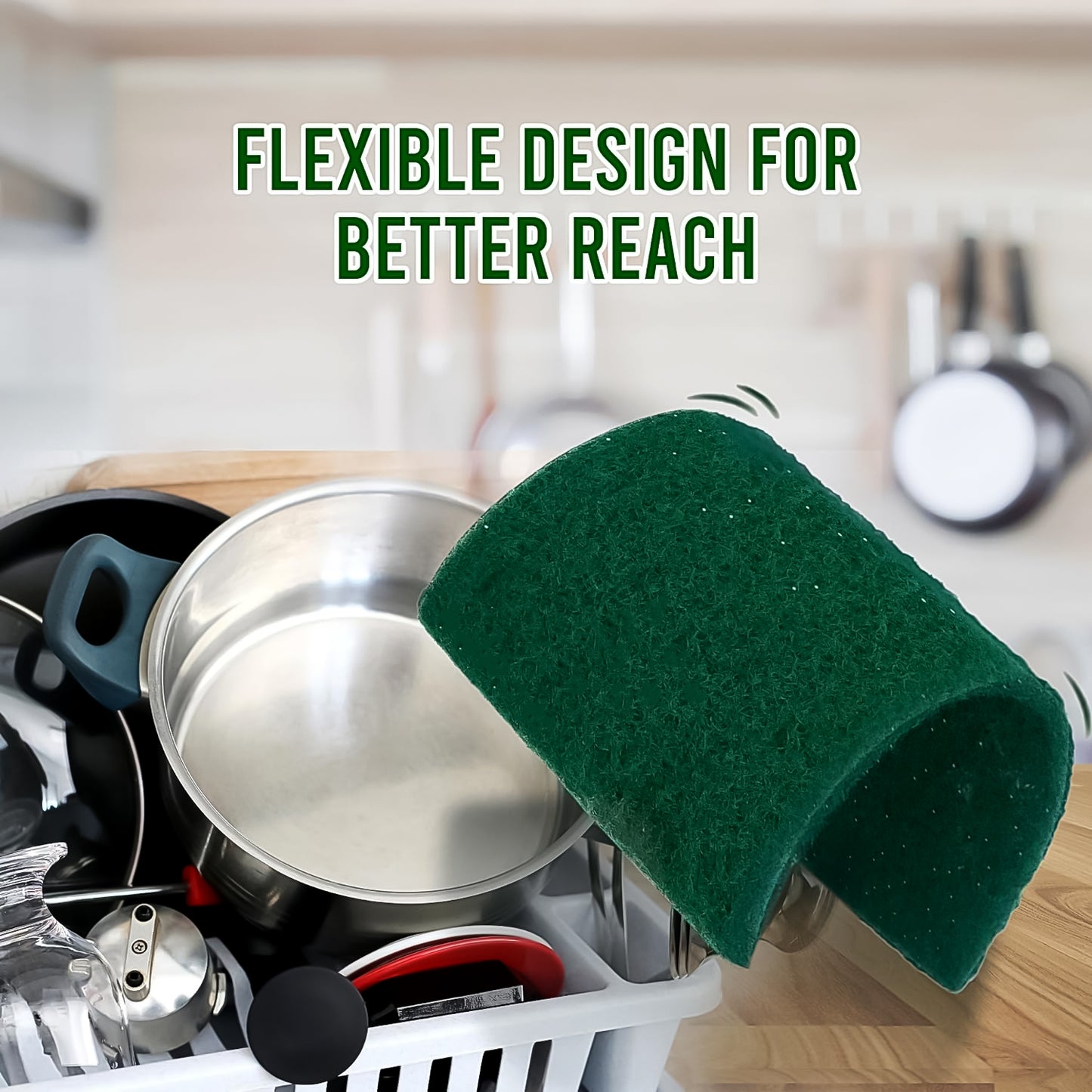 Fresh Mix Flavor Round Dishwash Bar With Super Scrubber Free Complete Dishwashing Solution Tough Stains Remover (350 Gm) - Happy Price - Image 3