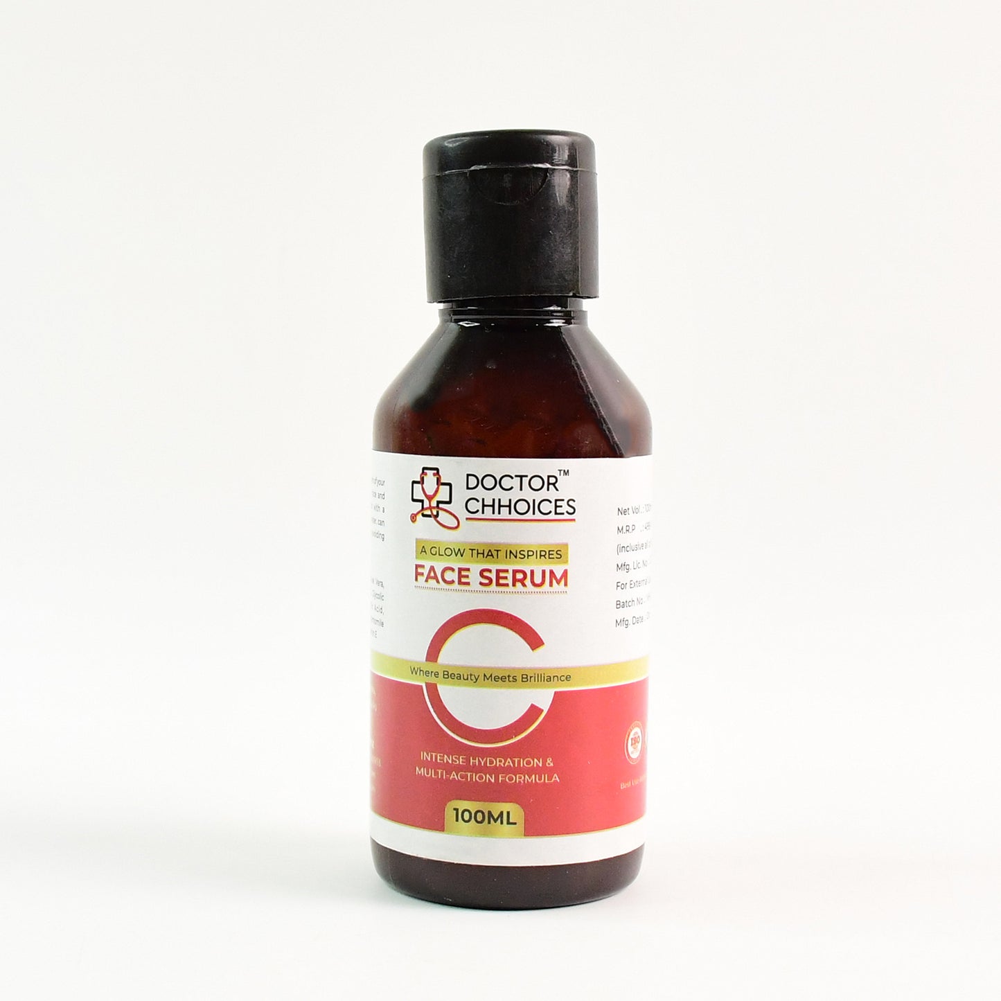 Vitamin C Face Serum 100ml for Glowing & Hydrated Skin (1 Pc)