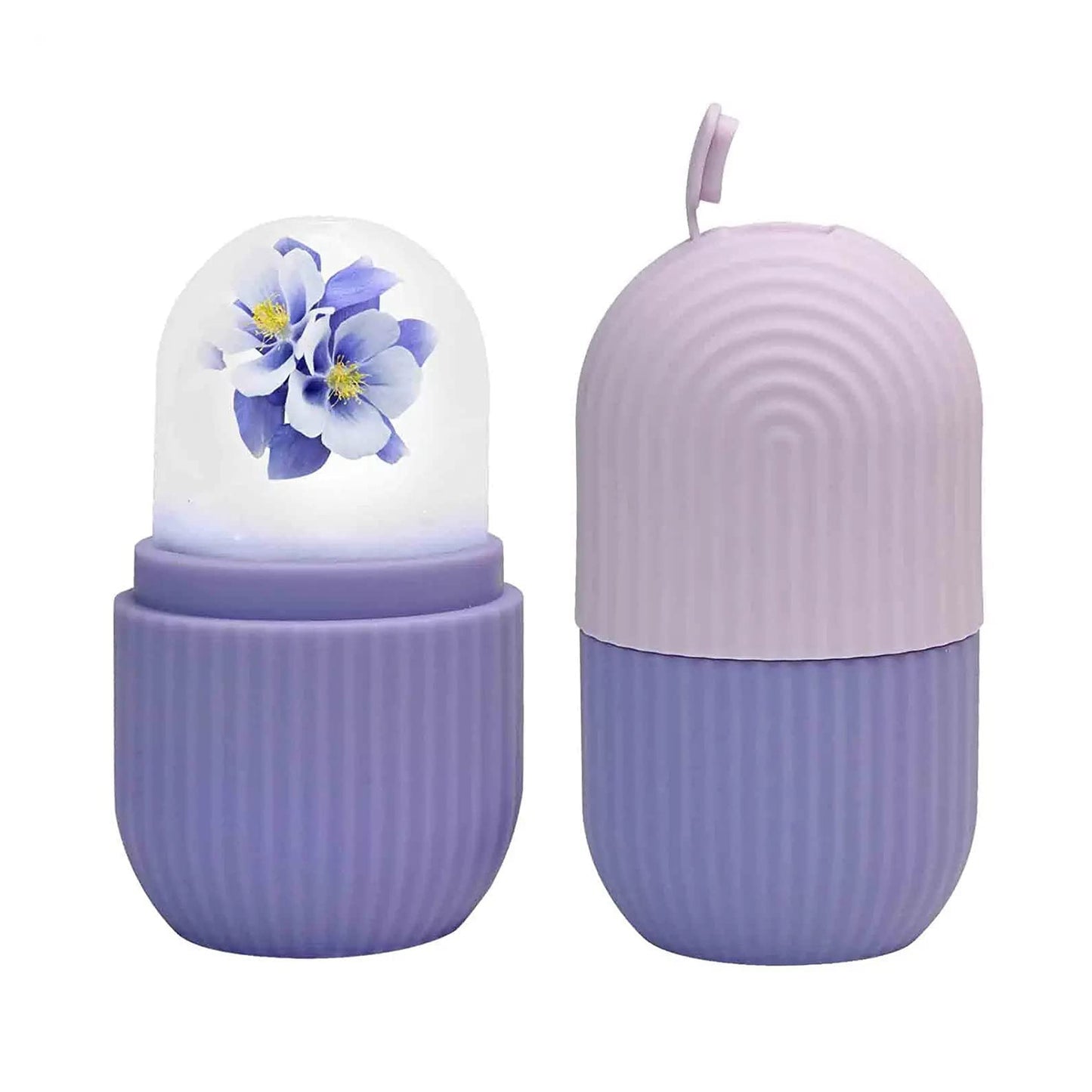 Beauty Ice Roller For Face Massager  Eye Reusable Face Rollers Facial Roller ( Purple Color) - Happy Price - Image 2