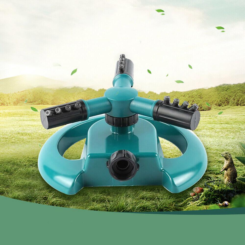 3 Arm 360 Sector Rotating Water Sprinkler Garden Pipe Hose Irrigation Yard - Happy Price - Image 3