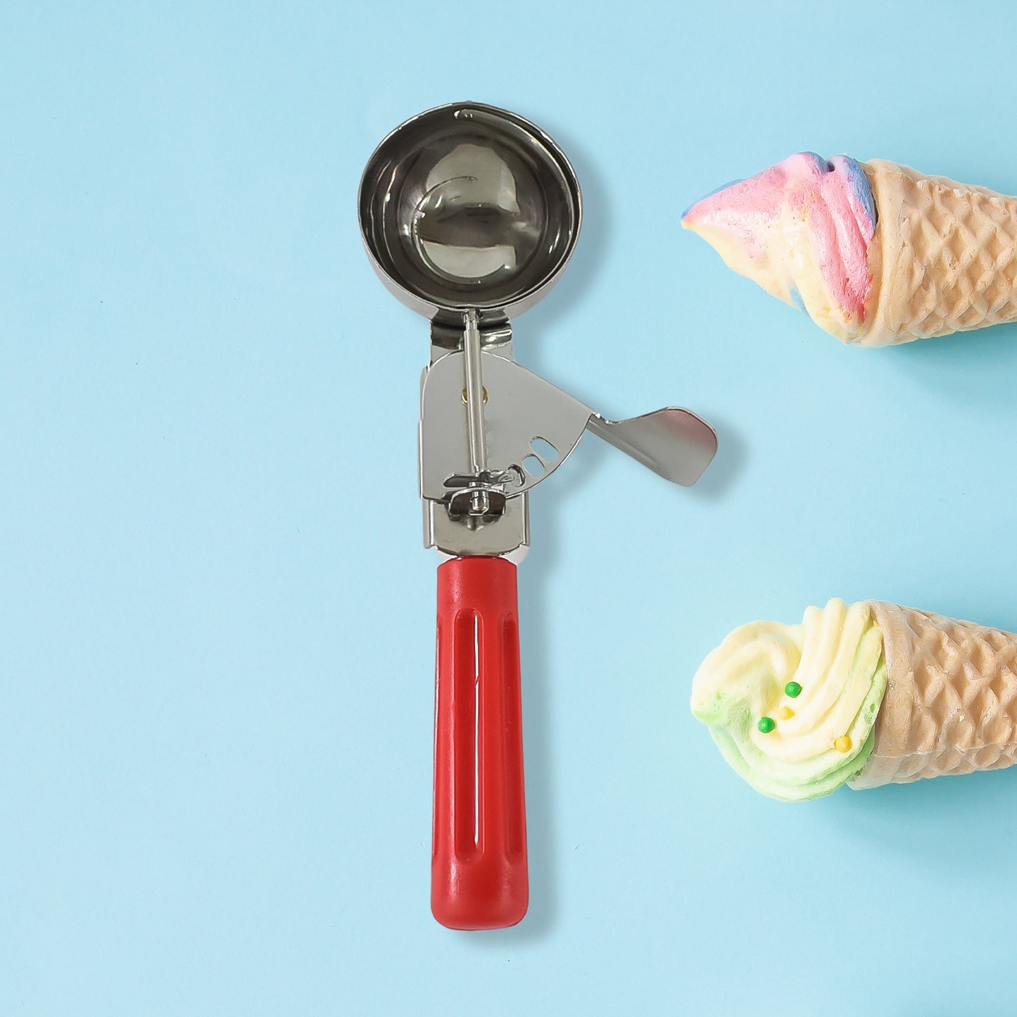 Apex Ice Cream Scoop  70 Ml Stainless Steel Head With Ergonomic Handle (1 Pc) - Happy Price - Image 3