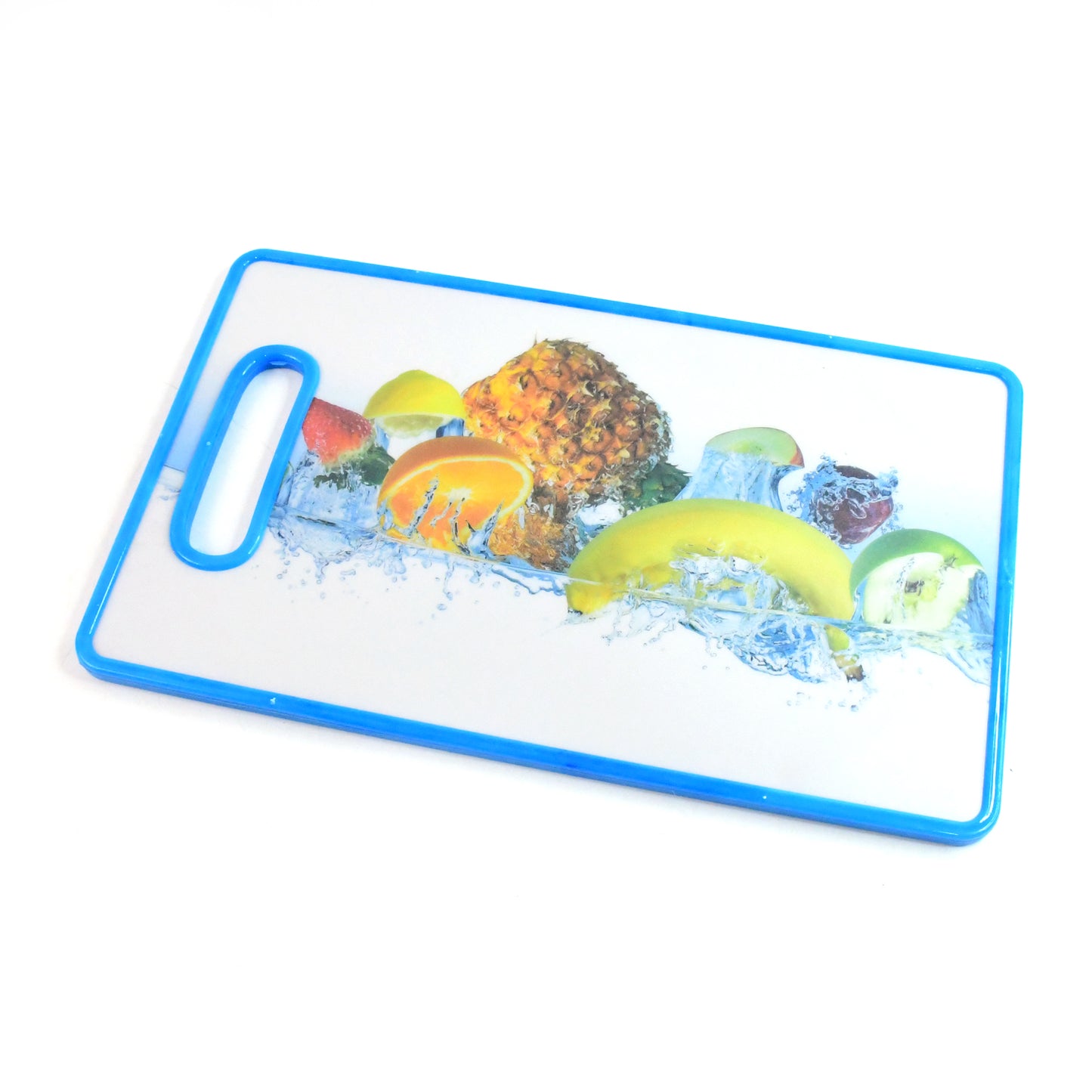 Large Fruit Print Cutting Board with Handle - 36x22 cm