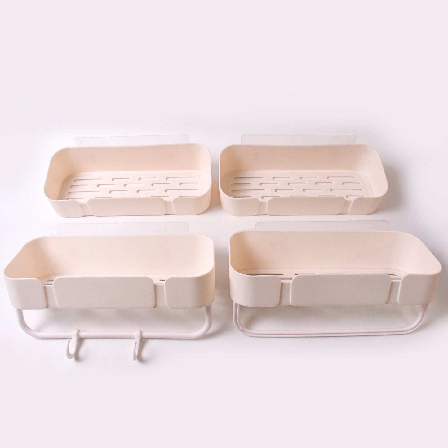 Multipurpose Kitchen Bathroom Wall Corner Shelf Rack (4 Pcs Set) - Happy Price - Image 4
