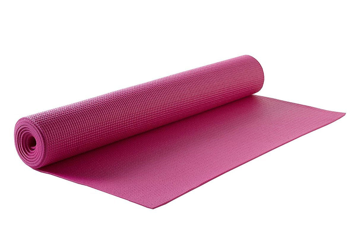 yoga Mat Eco-friendly For Fitness Exercise Workout Gym With Non-slip Pad (180x60xcm) Color May Very - Happy Price - Image 1