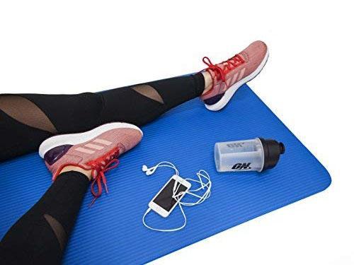 yoga Mat Eco-friendly For Fitness Exercise Workout Gym With Non-slip Pad (180x60xcm) Color May Very - Happy Price - Image 5