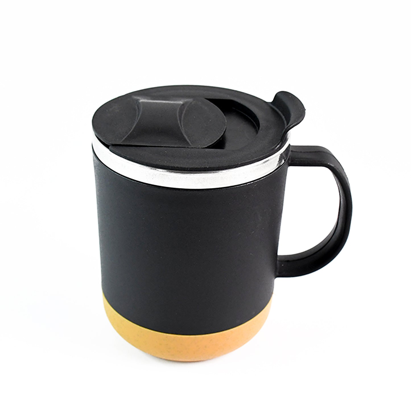 Insulated Coffee Mug With Spill-proof Lid (Approx 450ml  1 Pc) - Happy Price - Image 4