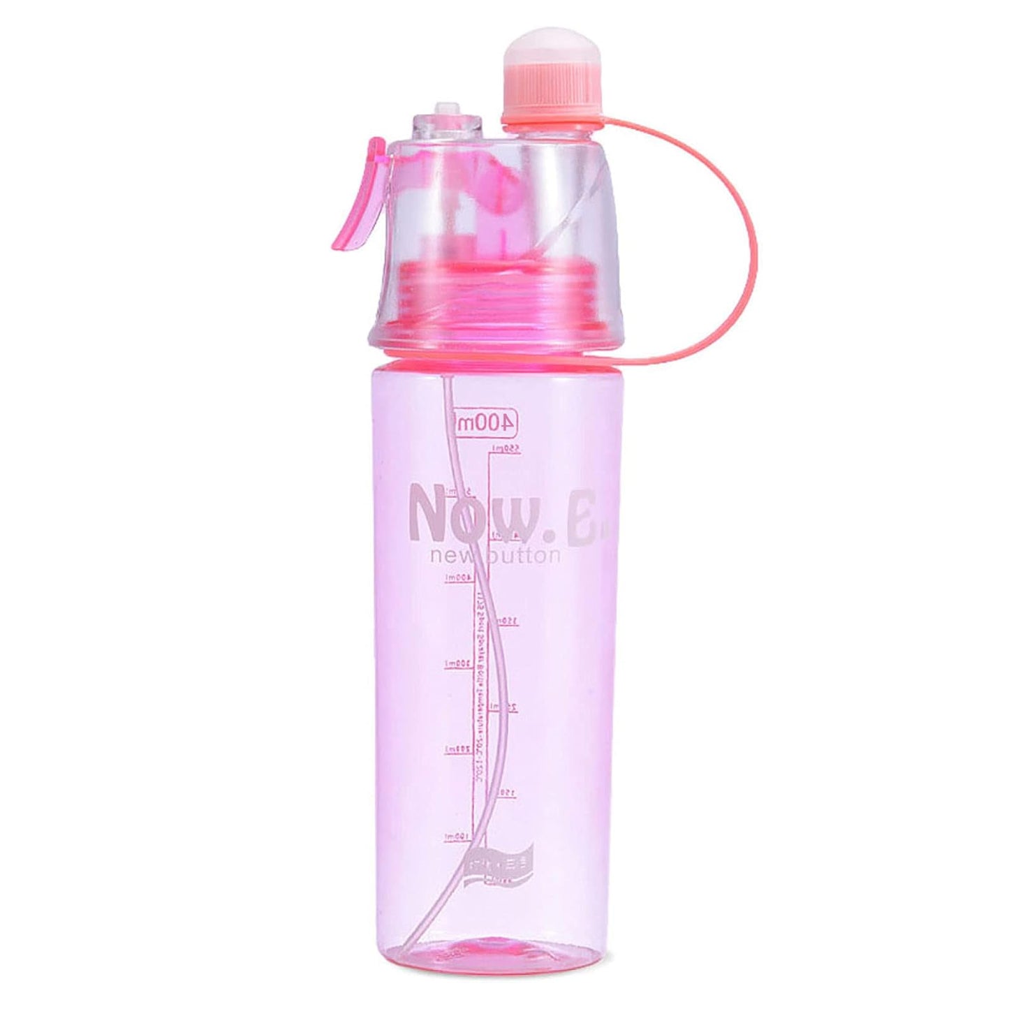 Plastic 2 In 1 Mist Spray Water Bottle (Multicolor  400 Ml  1 Pc) - Happy Price - Image 4