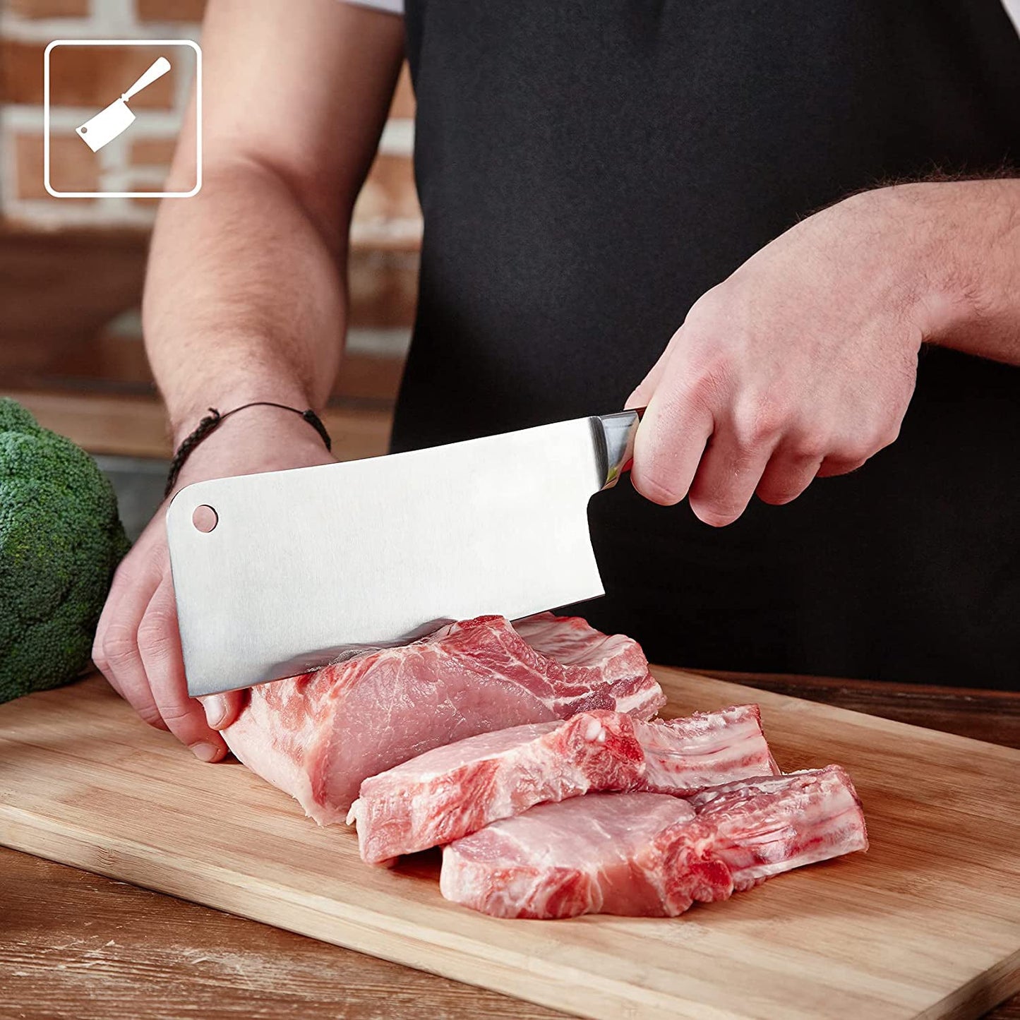 Chopping Board With Knife Set (Pack Of 5) - Happy Price - Image 2