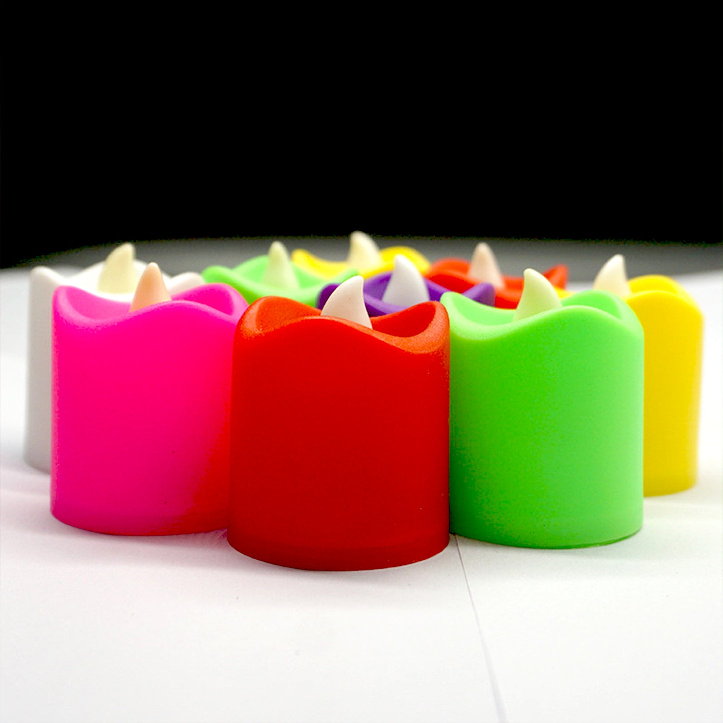 10pcs Festival Decorative - Led Tealight Candles  Battery Operated Candle Ideal For Party. - Happy Price - Image 3