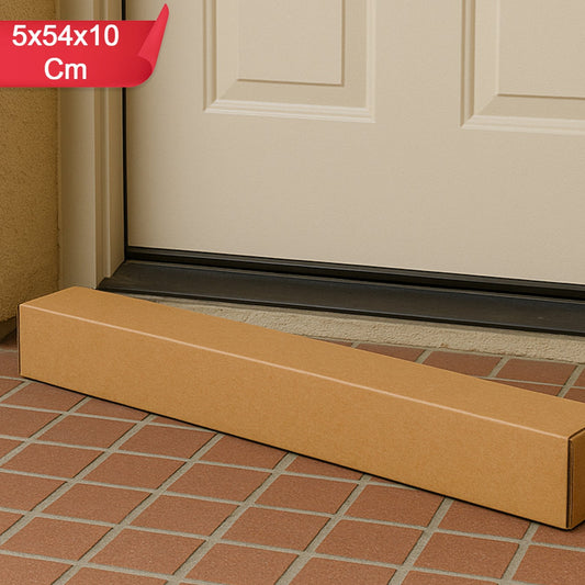 Heavy Duty Brown Packaging Box for Shipping & Storage - 54x10x5 cm, 1 Pc