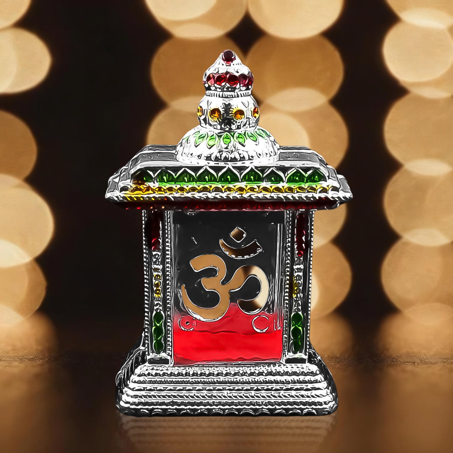 Adhesive Small Om Temple Car Dashboard Temple (1 Pc) - Happy Price - Image 3