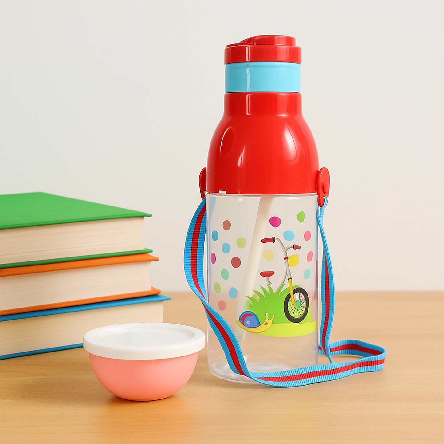 Plastic Tranparent Sports Insulated Water Bottle With Dori  Straw Easy To Carry High Quality Water Bottle Bpa-free  Leak-proof For Kids School For Fridge Office Sports School Gym Yoga (1 Pc 800ml) - Happy Price - Image 5