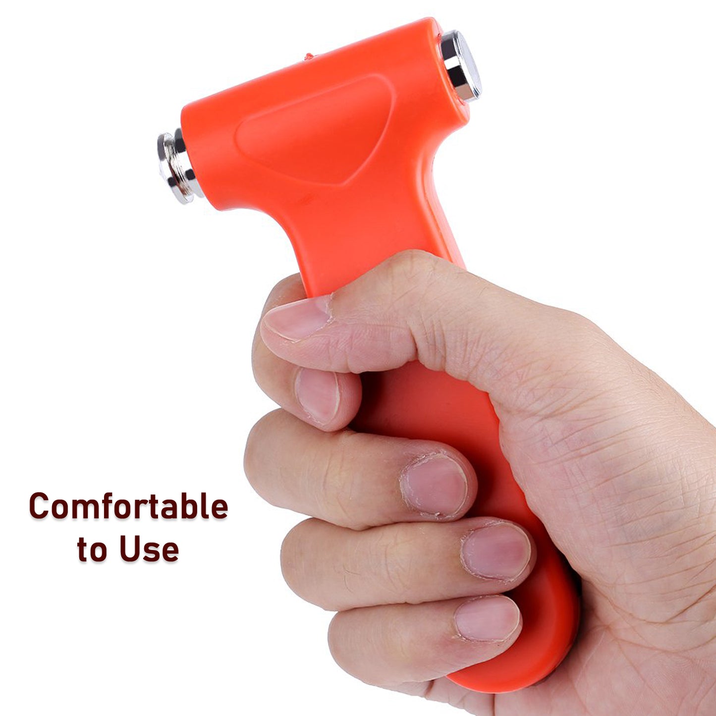 Car Safety Hammeremergency And Rescue Toolcar Window Breaker And Seatbelt Cuttersafety Hammer Emergency Rescue Toolcar Window Breaking Seat Belt Cutter (1 Pc) - Happy Price - Image 5