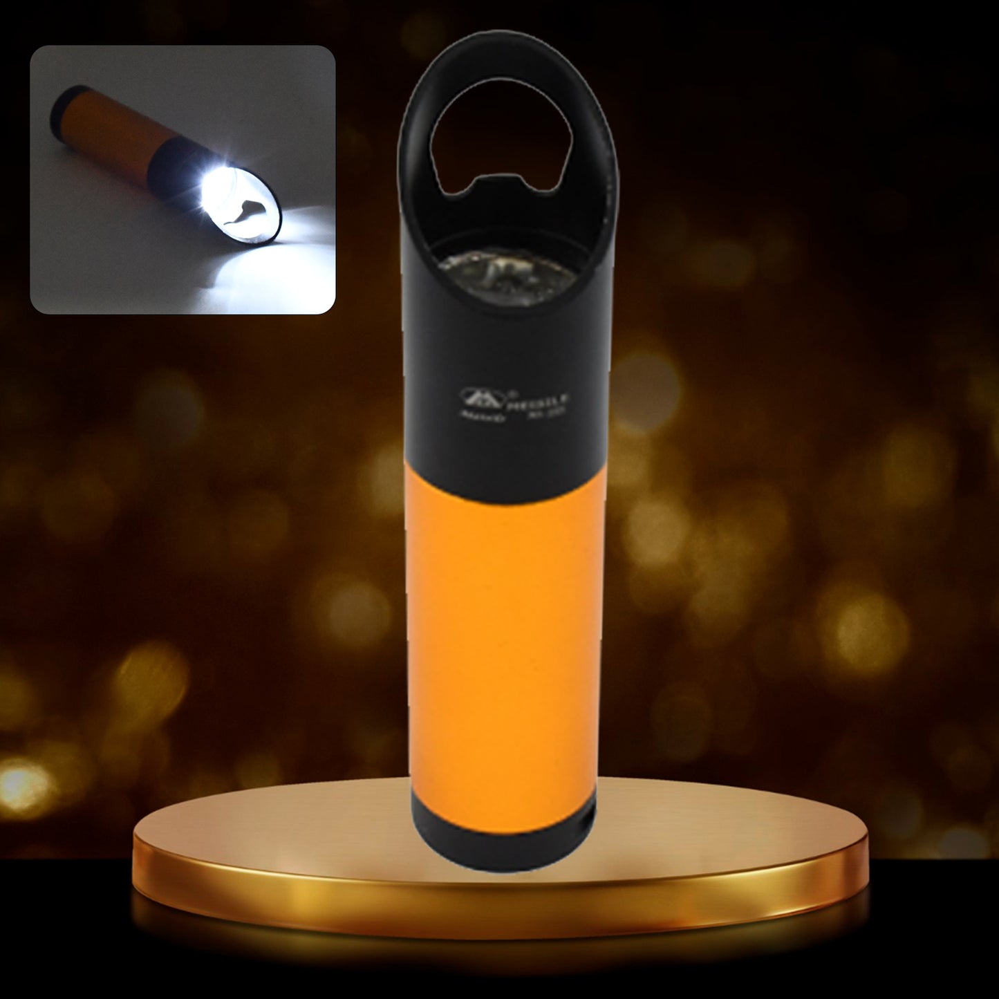 Portablemini Torch  Flashlight 9 Led Powerful High Lumens Pen Light Easy To Carry Portable Pocket Compact Torch For Emergency 3 Battery Operated (Battery Not Included  1 Pc) - Happy Price - Image 2