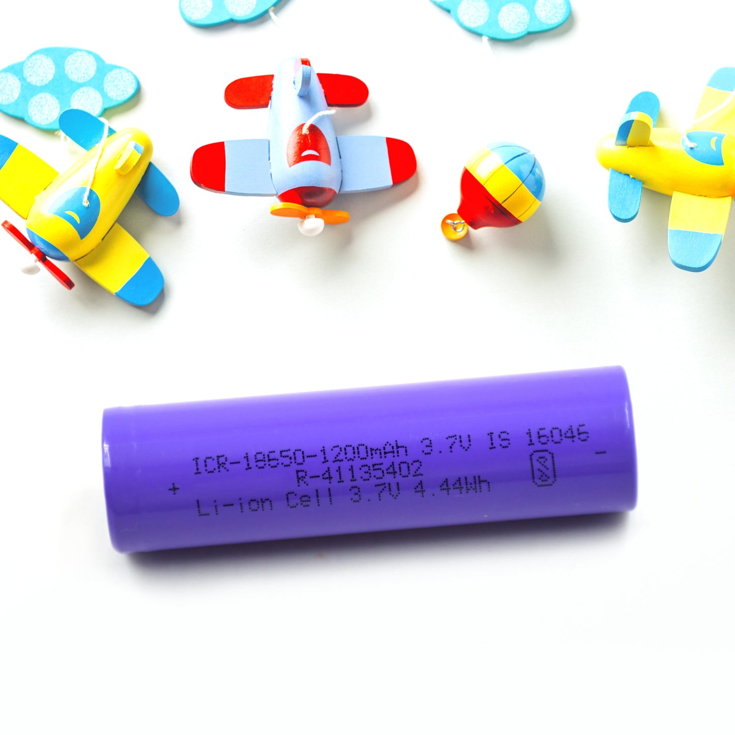 High-capacity Released Rechargeable Batteries 3.7v 1200mah Flat Top Lithium Rechargeable Battery (1pc) - Happy Price - Image 3