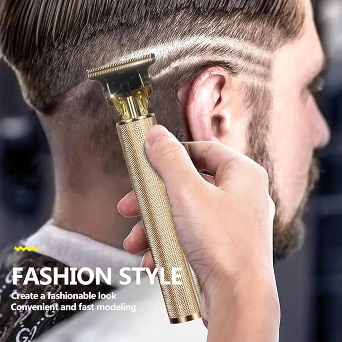 Hair Trimmer For Men Hair Style Trimmer Professional Hair Clipper Electric Shaving Machine Dry Shaving For Men - Hair Shaving And Trimming Beard With 4 Adjustable Blade Clipper - Happy Price - Image 1